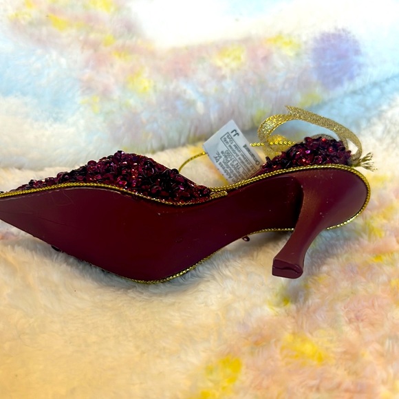 NWT Christmas Ornament High Heel Shoe - Picture 3 of 4